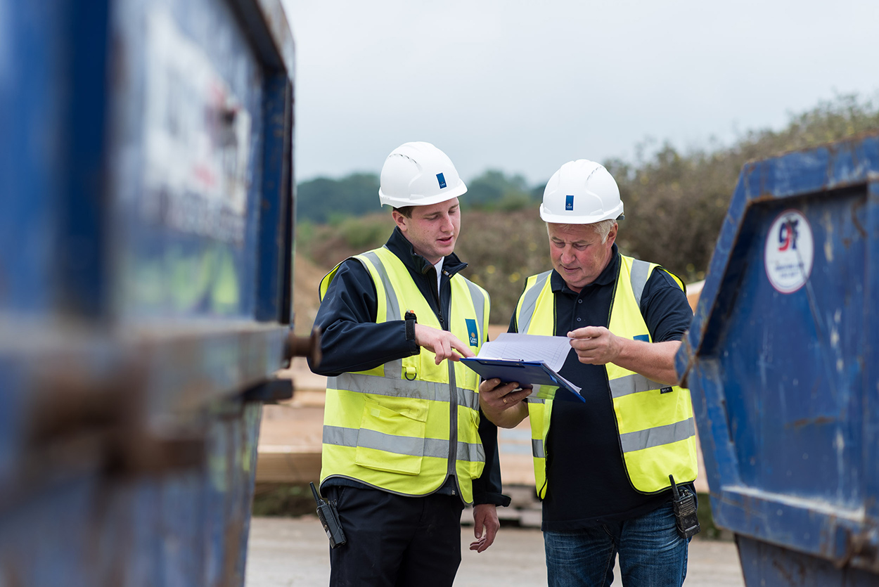 Crest Nicholson staff on site 