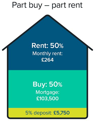 Part Buy Part Rent Information Graphic