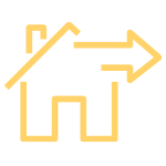 House icon with right arrow 