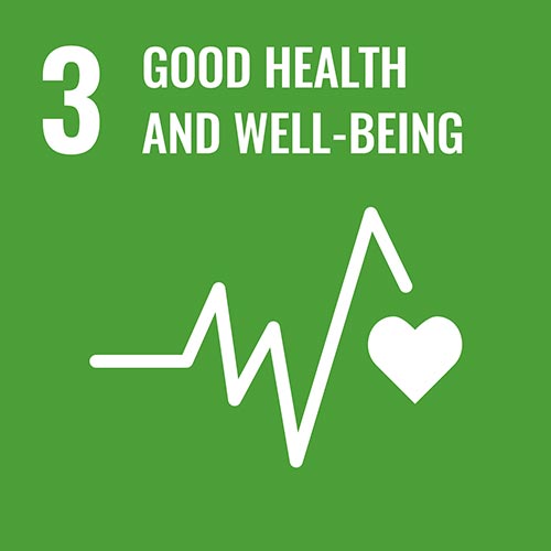 Icon for good health and wellbeing logo