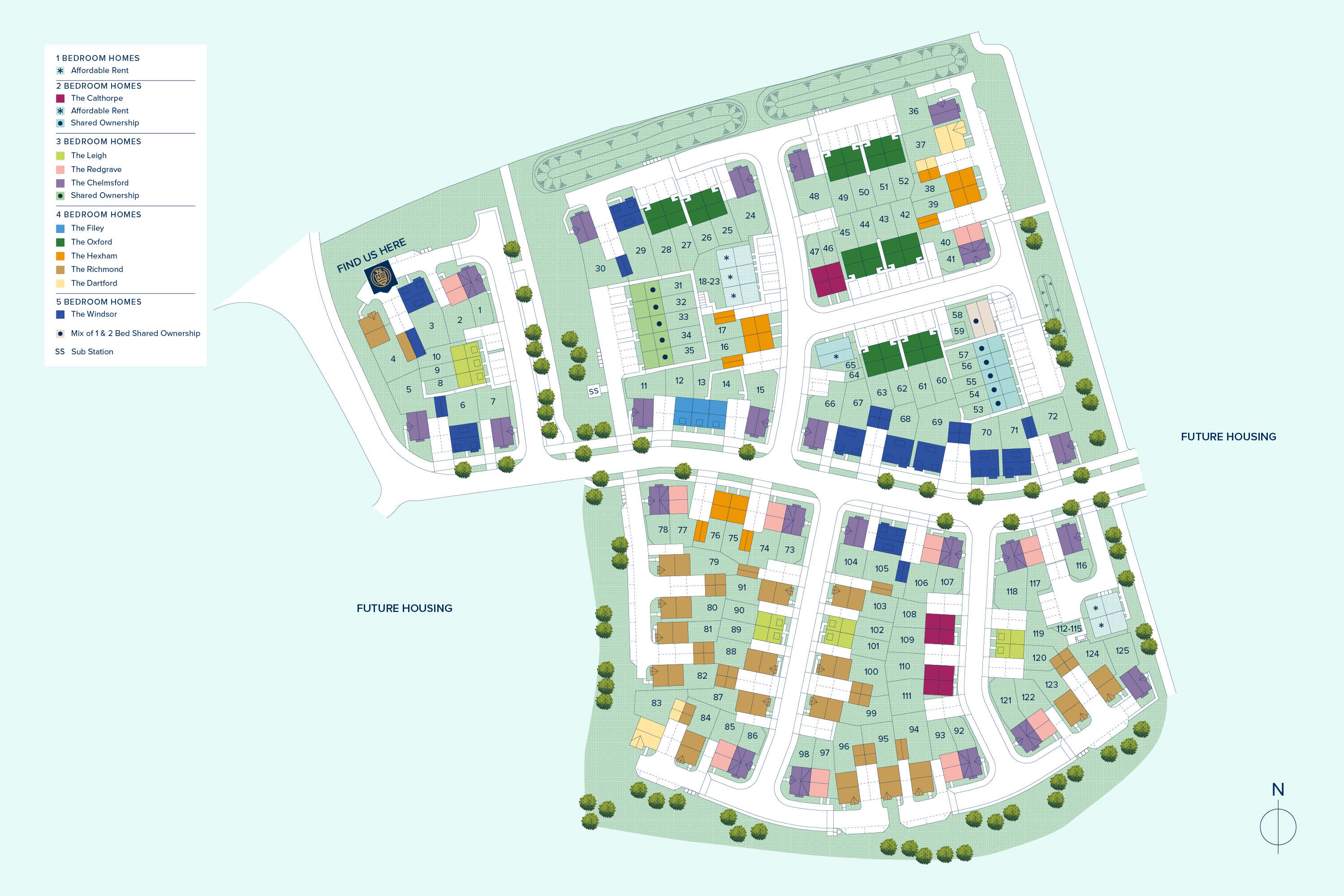 Crest Nicholson at Malabar plan