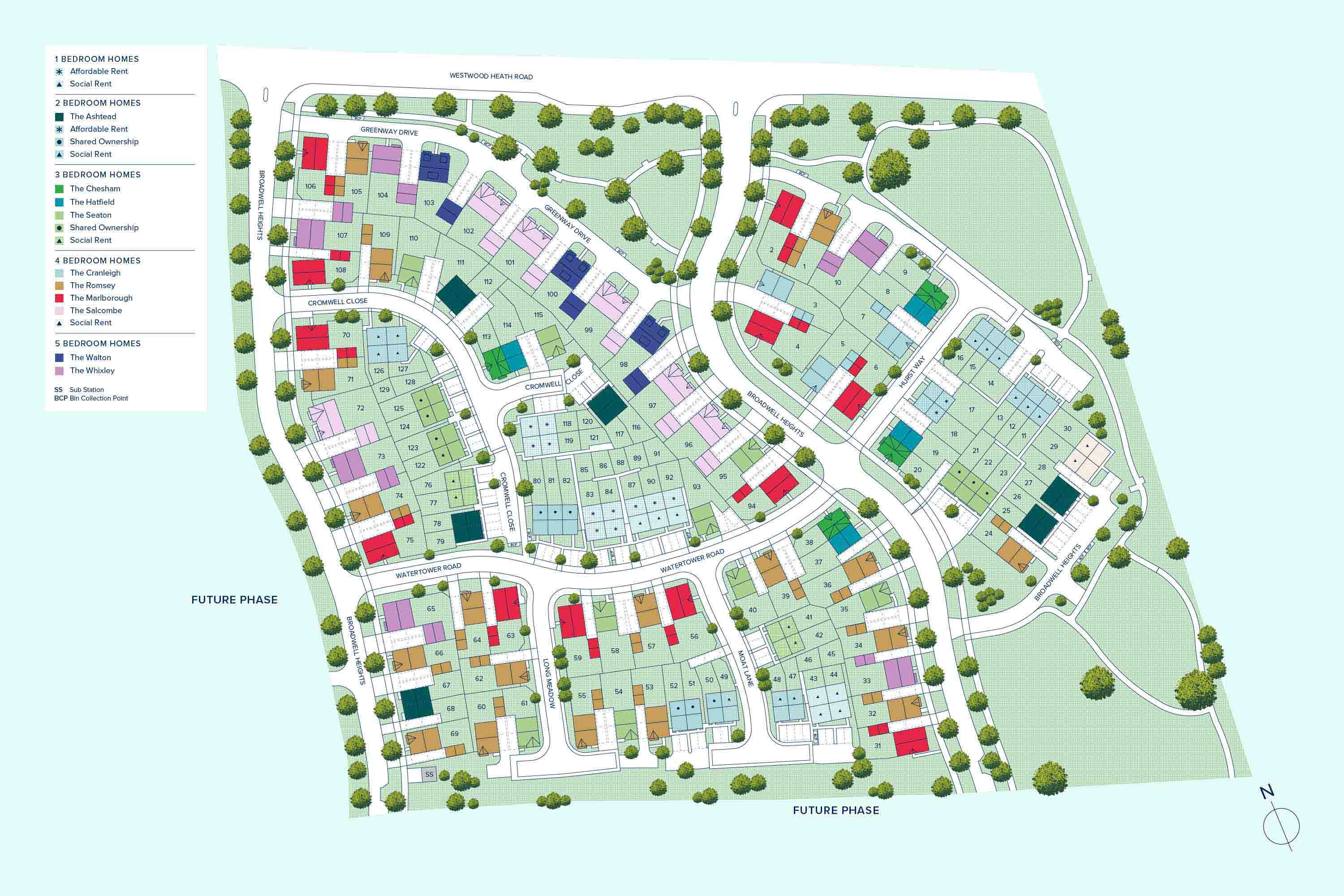 Westwood Park plan