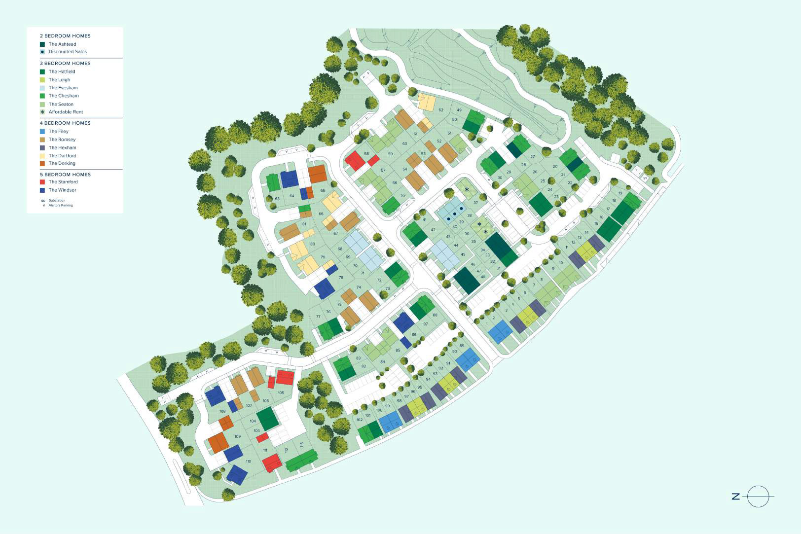 Curbridge Meadows plan